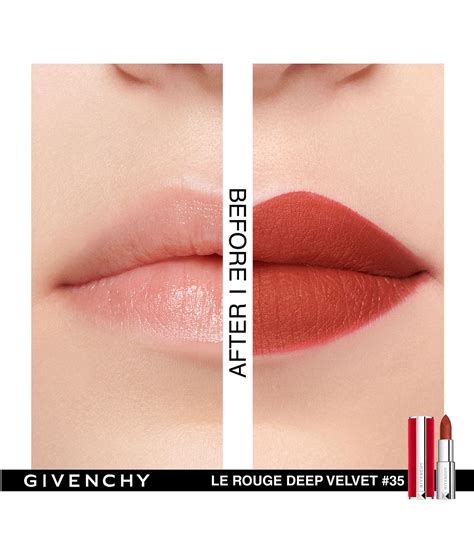 givenchy red lipstick|givenchy deep velvet lipstick.